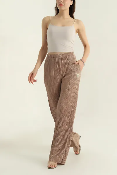 Vizon Piliseli Kadın Pantolon 375527