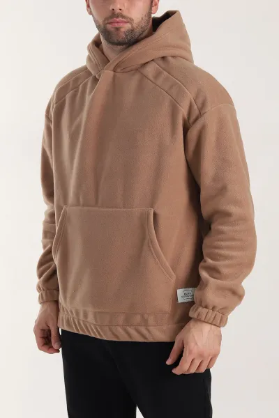 Vizon Polar Kumaş Kapüşonlu Erkek Sweatshirt 408508