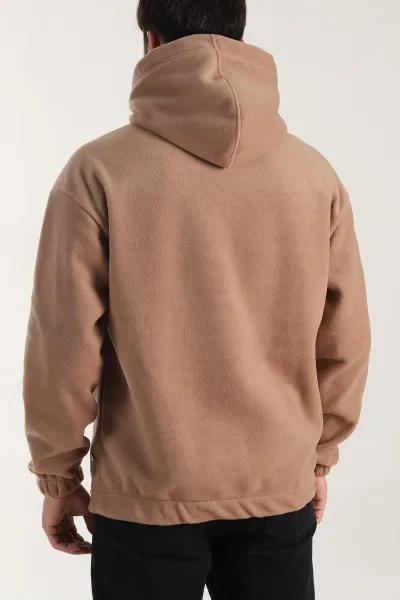 Vizon Polar Kumaş Kapüşonlu Erkek Sweatshirt 408508