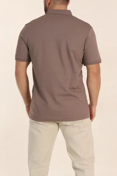 Vizon Regular Fit Dokulu Polo Yaka Erkek Tişört 342495