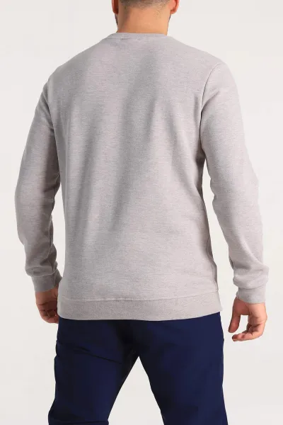 Vizon Regular Fit İnterlok Kumaş Pike Doku Basic Erkek Sweatshirt 305430