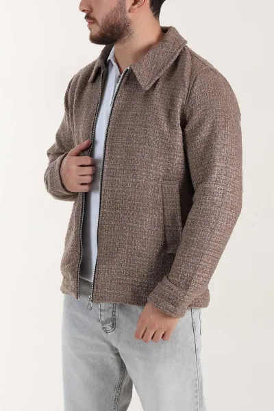 vizon-relaxed-fit-burumcuk-dokulu-kircilli-erkek-ceket-400628