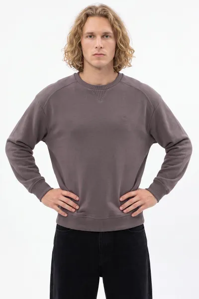 vizon-selanik-bisiklet-yaka-erkek-sweatshirt-494736