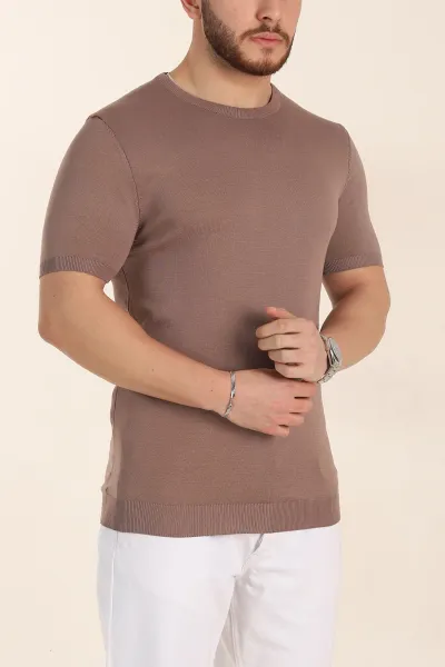 vizon-slim-fit-basic-kisa-kollu-triko-tisort-338596
