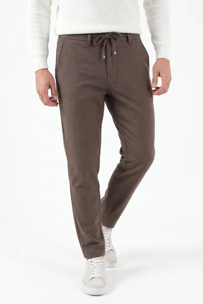 Vizon Slim Fit Belden Bağlamalı Erkek Pantolon 493204