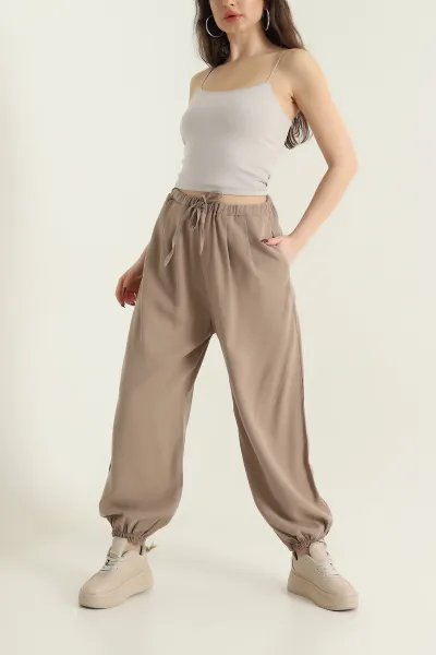 Vizon Tensel Viskon Kadın Şalvar Pantolon 434186