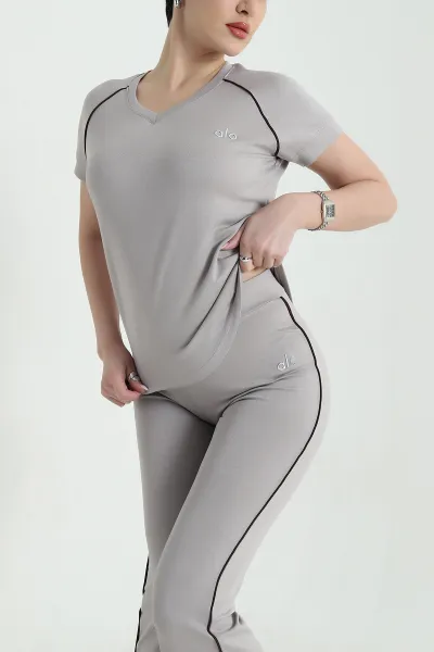 Vizon V Yaka Likralı Modal Kadın İkili Takım 444148