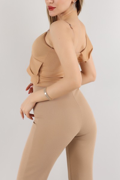 Vizon Volanlı Bluz 169275