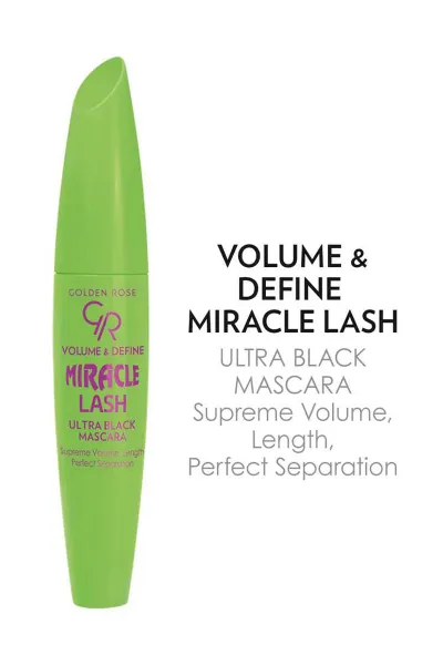 Volume ve Define Miracle Lash Ultra Black Mascara - Black - Hacim Veren Maskara 400220