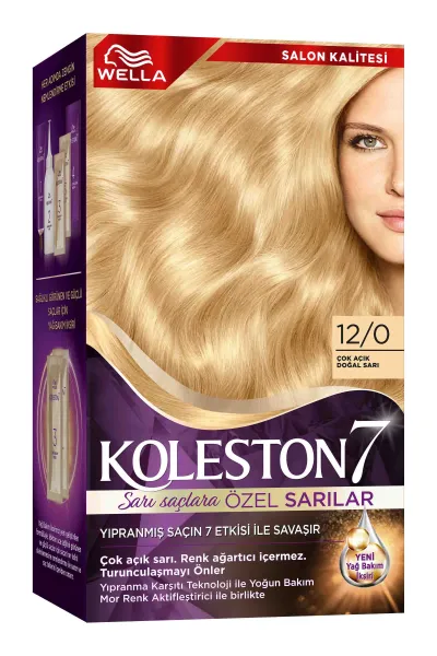 Wella Koleston Supreme Kit 12/0 Çok Açık Doğal Sarı 261840