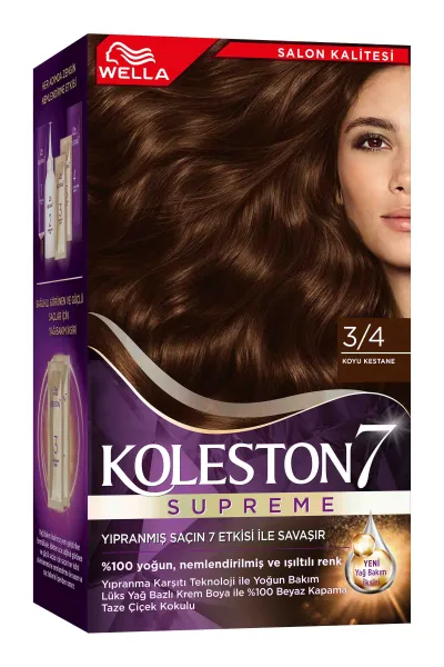 Wella Koleston Supreme Kit 3/4 Koyu Kestane 261808