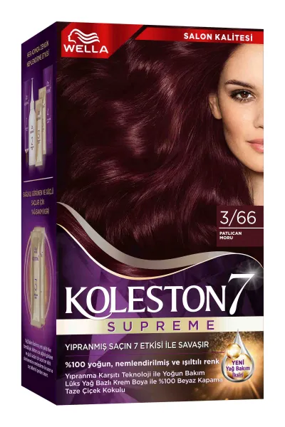 Wella Koleston Supreme Kit 3/66 Patlıcan Moru 261809