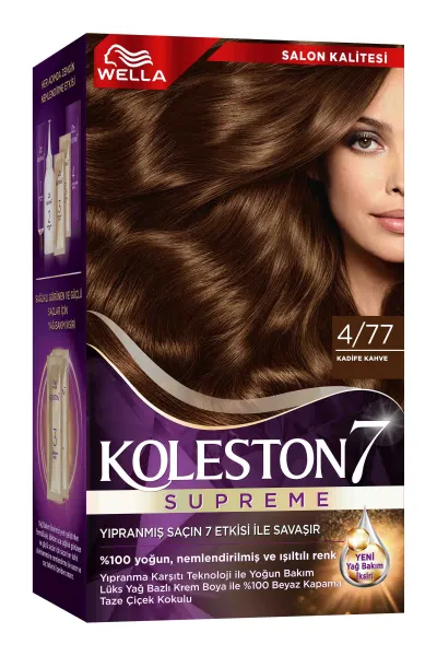 Wella Koleston Supreme Kit 4/77 Kadife Kahve 261813