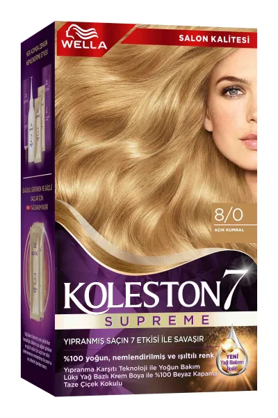Wella Koleston Supreme Kit 8/0 Açık Kumral 261834