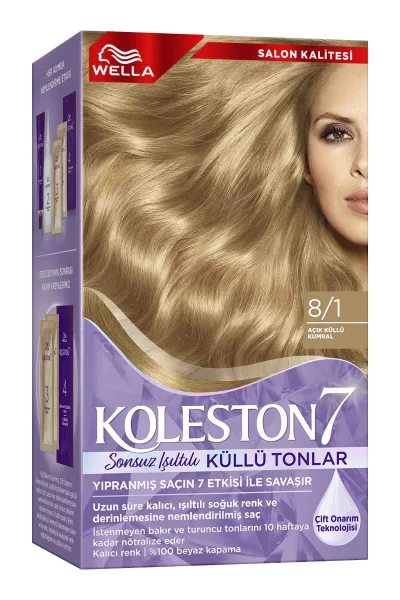 Wella Koleston Supreme Kit 8/1 Açık Küllü Kumral 261835