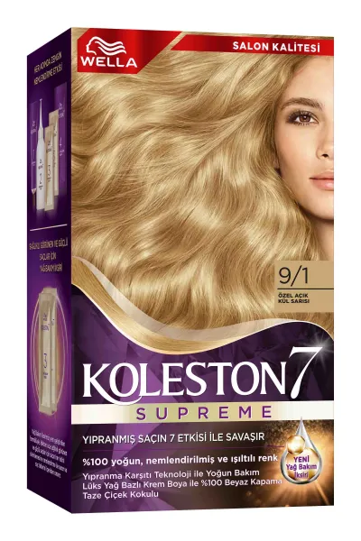 Wella Koleston Supreme Kit 9/1 Özel Açık Kül Sarısı 261838