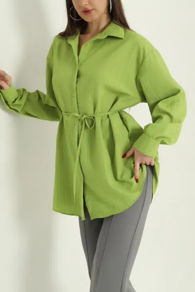 yag-yesili-kusakli-dokuma-krinkil-gomlek-tunik-333957