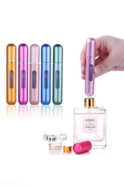 Yarıccı Boş Küçük Taşınabilir Mini Doldurulabilir Parfüm Atomizer Parfüm Şişesi 5 Ml 381202