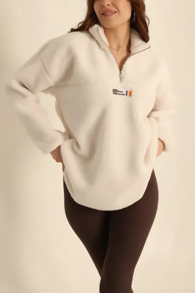 Yarım Fermuarlı Wellsoft Yumoş Sweat 226072
