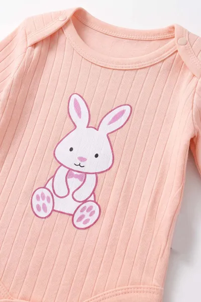 Yavruağzı (0-9 Ay) Tavşan Baskılı  Raporlu  Bebek Takım 480471