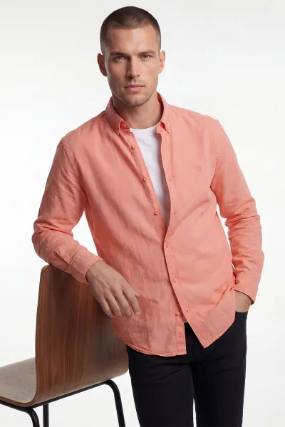 yavruagzi-sambre-kumas-relaxed-fit-erkek-gomlek-435905