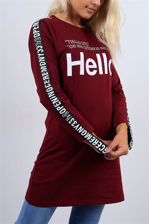 Yazı Detay Bordo  Sweat 2800B