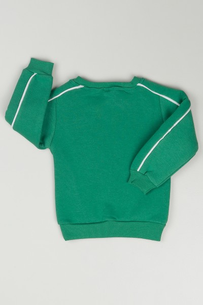 Yeşil (1-4 Yaş) Cool TBoy Baskılı Erkek Çocuk Sweatshirt 85631