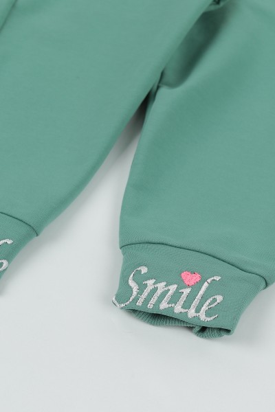 Yeşil (1-4 Yaş) Smile Baskılı İki İp Kız çocuk Alt 131616