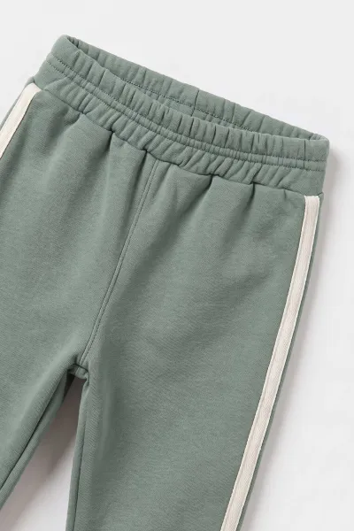 Yeşil (1-5 Yaş) New Balance Baskılı 3 İp Şardonlu Erkek Çocuk Kışlık Takım 497425