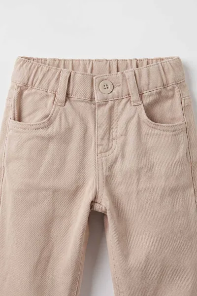 Yeşil (1-6 Yaş)Baskılı Badili Kadife Montlu  Gabardin  Pantolonlu Erkek Çocuk 3'lü Takım 500881