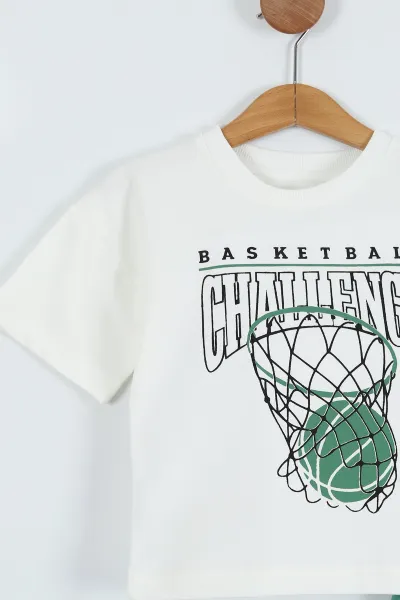 Yeşil (2-5 Yaş) Basketbol Baskılı Erkek Çocuk Takım 265080
