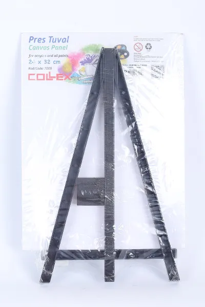 Yeşil 24x32 Cm Collex Pres Tuval Seti Şövaleli 384363