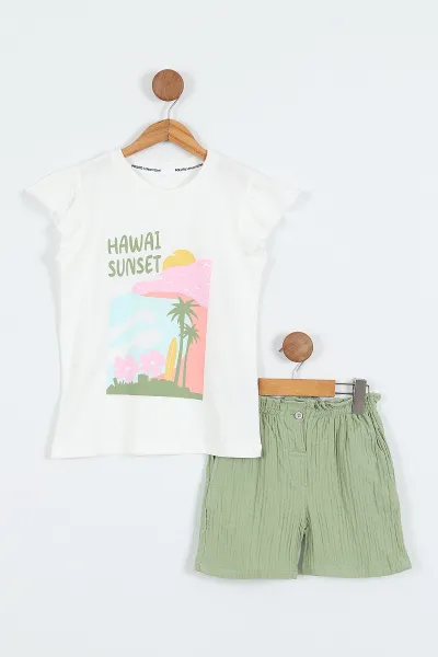 yesil-3-10-yashawaii-baskili-sortlu-muslin-keten-sortlu-kiz-cocuk-takim-357324