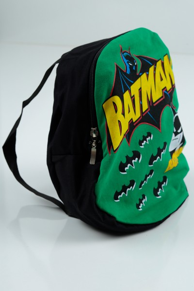 Yeşil (5-8 Yaş) Batman Baskılı Çantalı Erkek Çocuk Takım 96592