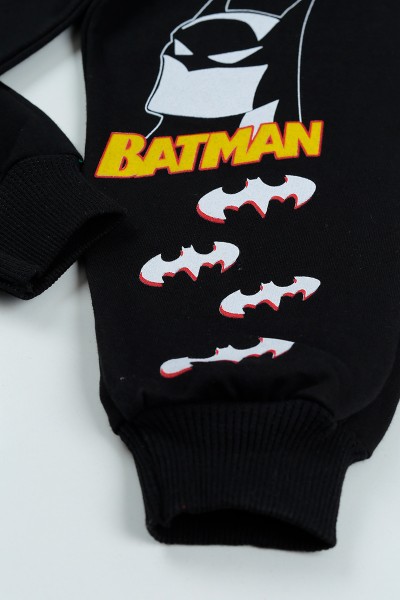 Yeşil (5-8 Yaş) Batman Baskılı Çantalı Erkek Çocuk Takım 96592
