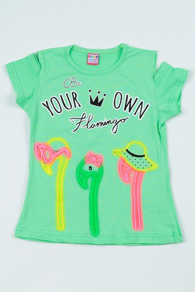 yesil-5-8-yas-flamingo-baskili-kiz-cocuk-tsort-105048