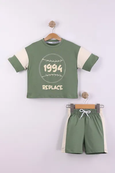 yesil-6-10-yas-1994-baskili-garni-detay-sortlu-penye-erkek-cocuk-yazlik-takim-441821