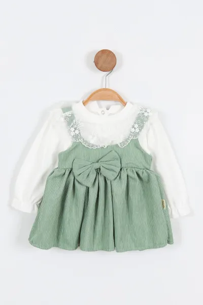 yesil-6-18-ay-fiyonklu-arka-kanat-detayli-kadife-kiz-bebek-elbise-308868