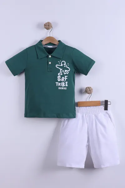 yesil-7-11-yas-surf-tribe-baskili-gomlek-yaka-tisortlu-gabardin-sortlu-erkek-cocuk-yazlik-takim-441757