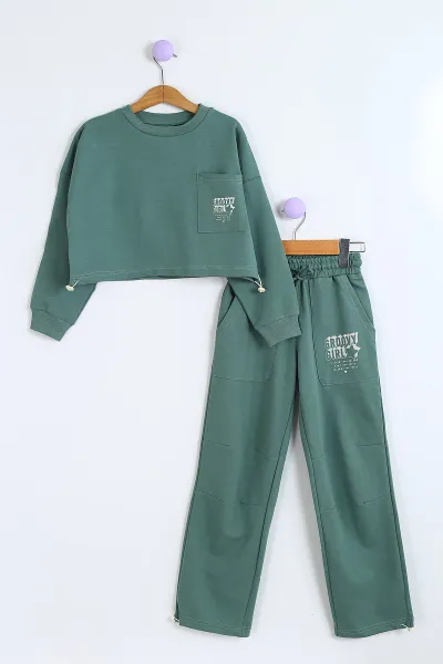 yesil-8-12-yas-belden-sikmali-oversize-model-on-cepli-kiz-cocuk-takim-302943