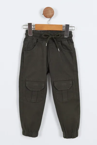 yesil-8-12-yas-kargo-cepli-paca-lastikli-erkek-cocuk-keten-pantolon-322651