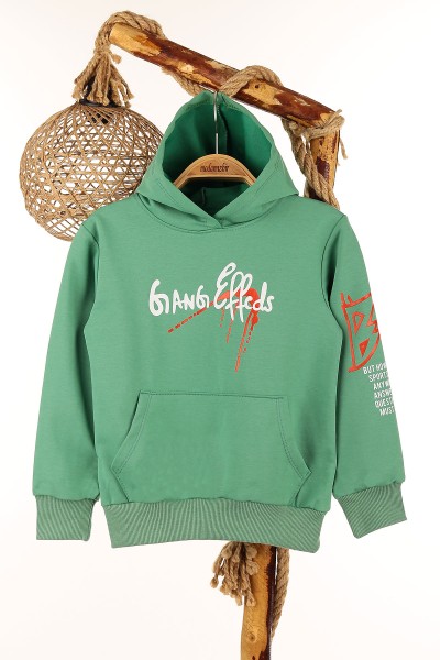 yesil-9-12-yas-gang-baskili-kapsonlu-erkek-cocuk-sweat-148977
