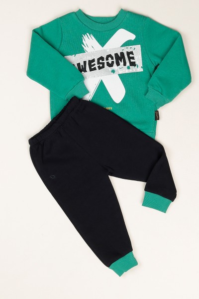 yesil-awesome-baskili-ici-sardonlu-erkek-cocuk-takim-80230