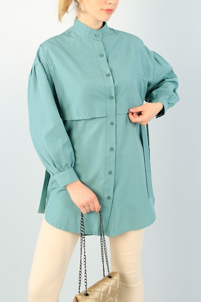 yesil-baglamali-dokuma-gomlek-tunik-65896