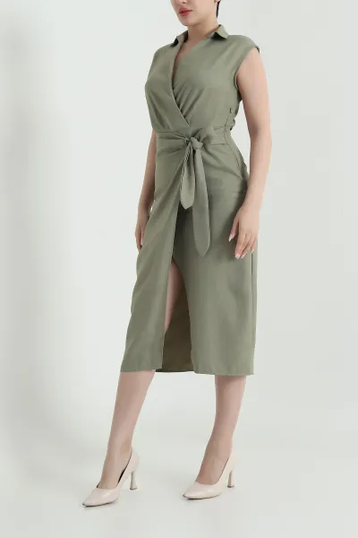 yesil-baglamali-keten-kadin-elbise-460148