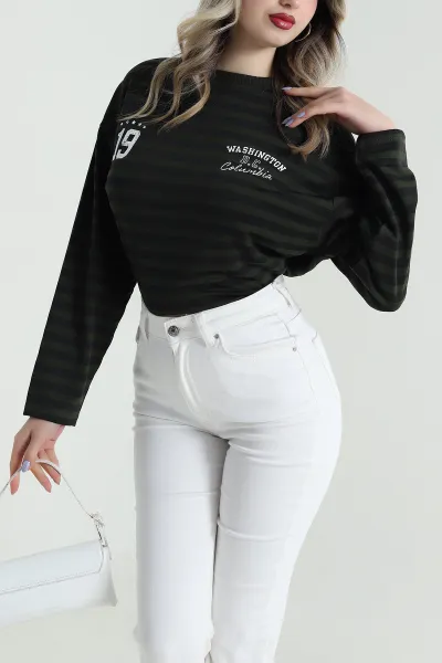 yesil-baskili-cizgili-tasarim-kadin-sweat-493807