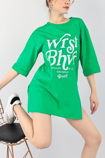 yesil-baskili-duble-kol-bayan-tisort-99579