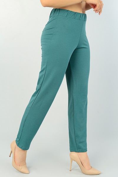 Yeşil Beli Lastikli Yeni Sezon Pantolon 67992