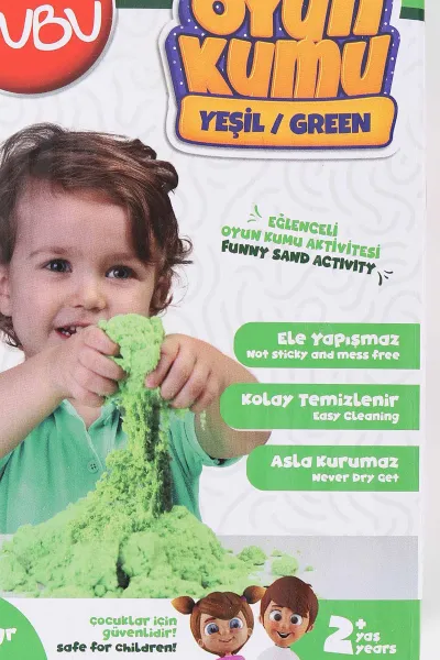 Yeşil Bu Bu Kinetik Oyun Kumu 500 Gr 428057