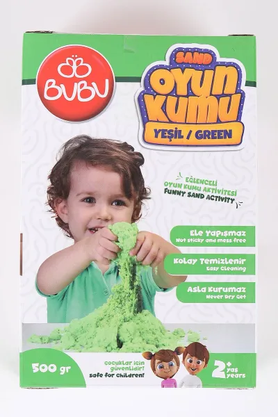 Yeşil Bu Bu Kinetik Oyun Kumu 500 Gr 428057